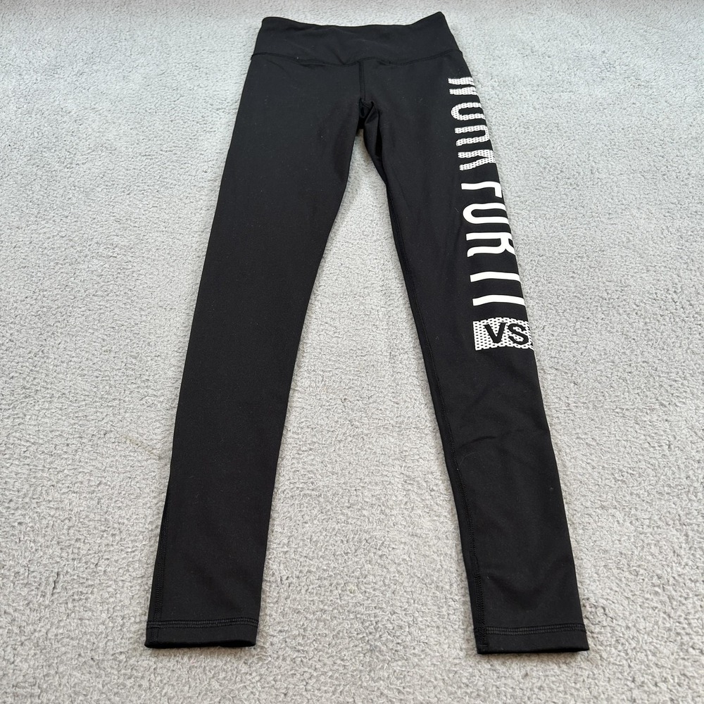 Victorias Secret VSX Sport Leggings Womens XS Black Work For It High Rise Tight